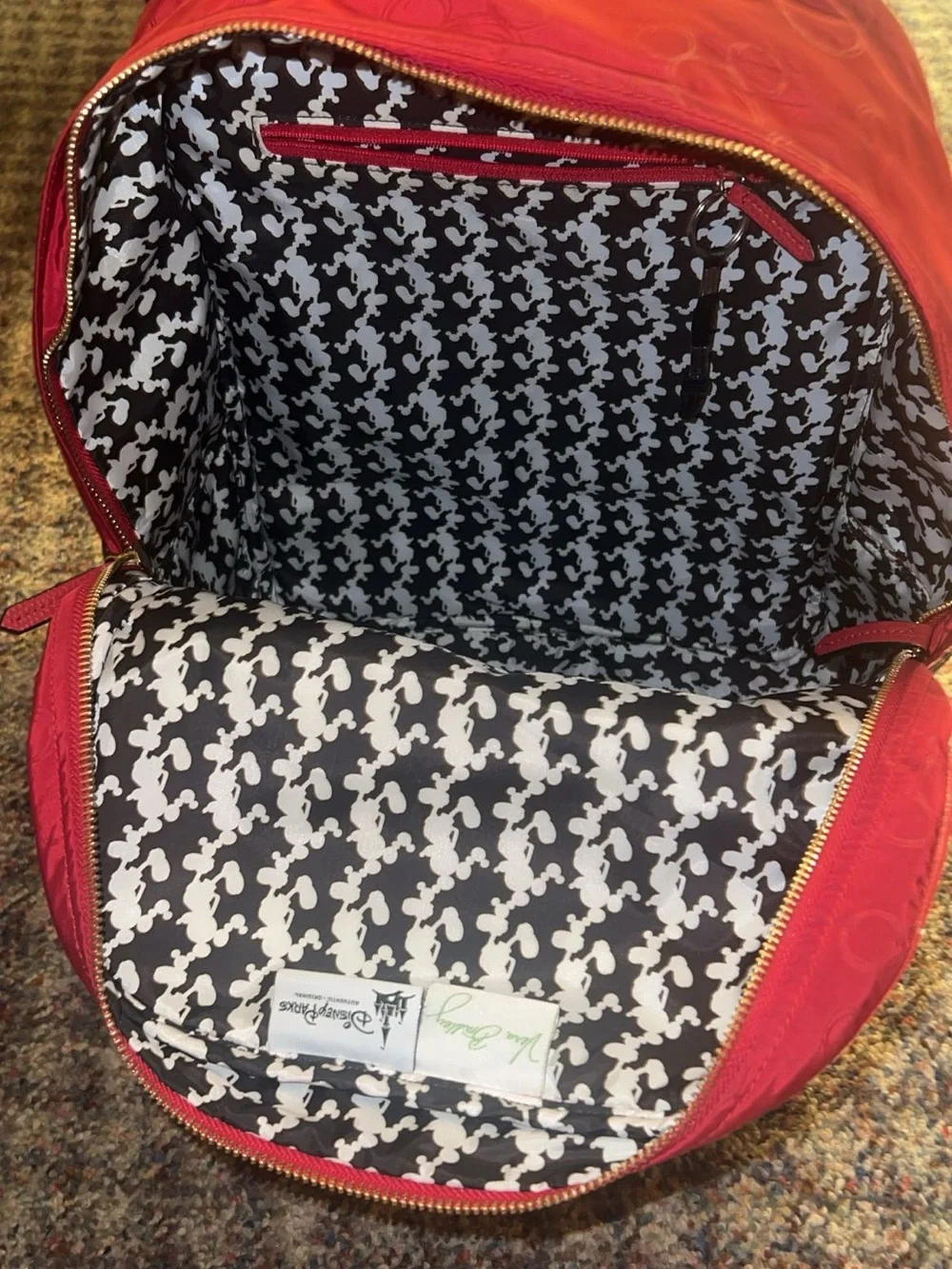 Vera Bradley Disney Mickey Mouse preppy poly backpack